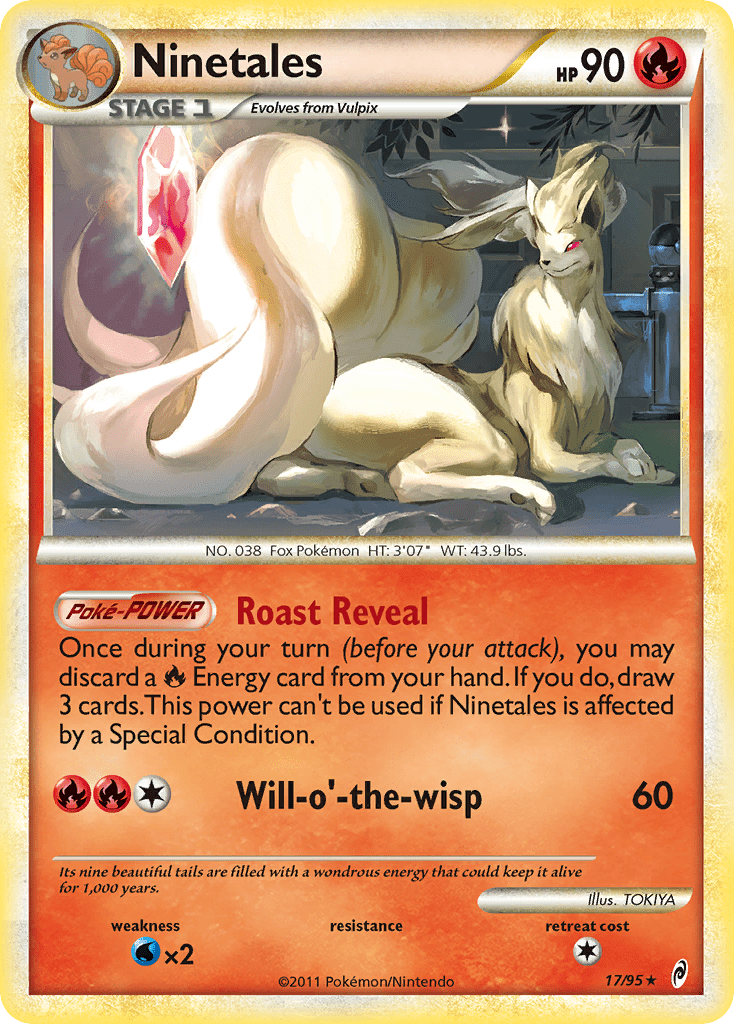 Ninetales (17/95) [HeartGold & SoulSilver: Call of Legends] Pokemon Single Pokémon  | Multizone: Comics And Games