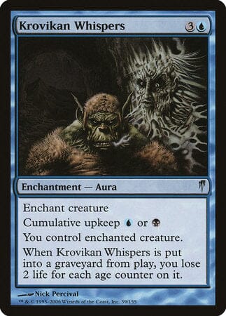 Krovikan Whispers [Coldsnap] MTG Single Magic: The Gathering  | Multizone: Comics And Games