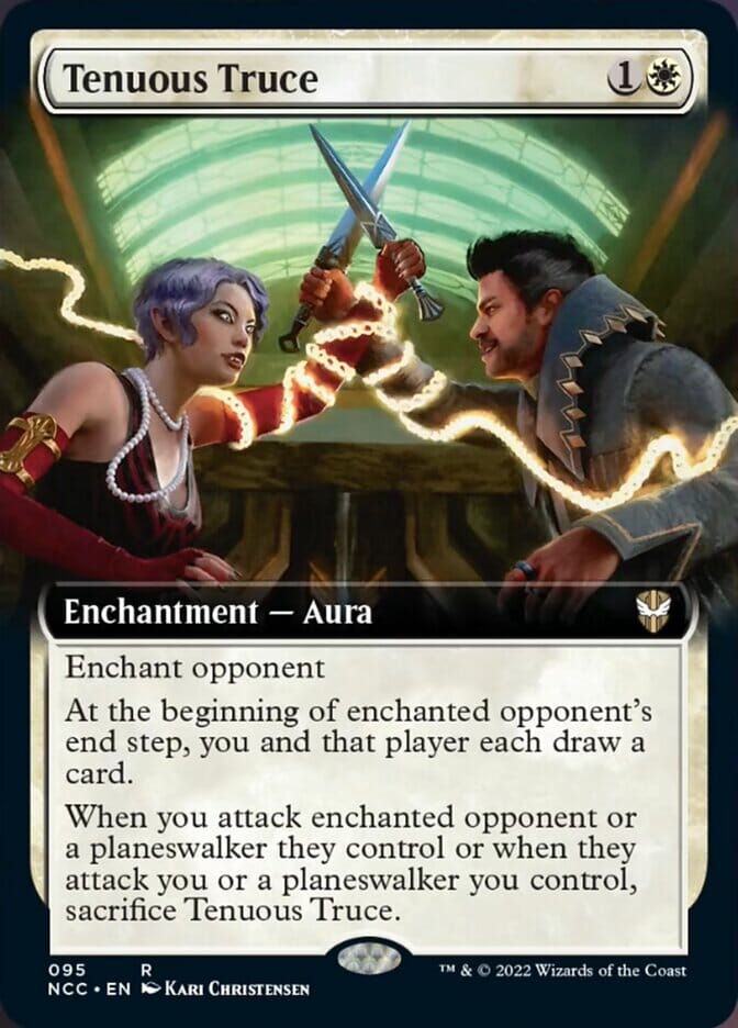 Tenuous Truce (Extended Art) [Streets of New Capenna Commander] MTG Single Magic: The Gathering  | Multizone: Comics And Games