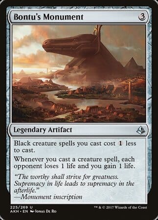 Bontu's Monument [Amonkhet] MTG Single Magic: The Gathering  | Multizone: Comics And Games