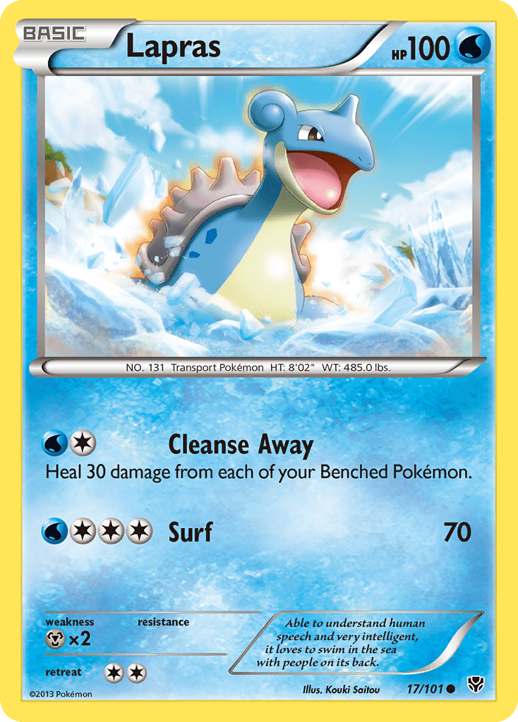 Lapras (17/101) [Black & White: Plasma Blast] Pokemon Single Pokémon  | Multizone: Comics And Games