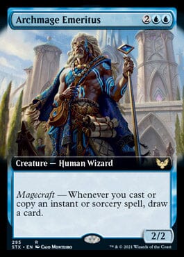 Archmage Emeritus (Extended) [Strixhaven: School of Mages] MTG Single Magic: The Gathering  | Multizone: Comics And Games