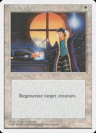 Death Ward [Fourth Edition] MTG Single Magic: The Gathering  | Multizone: Comics And Games