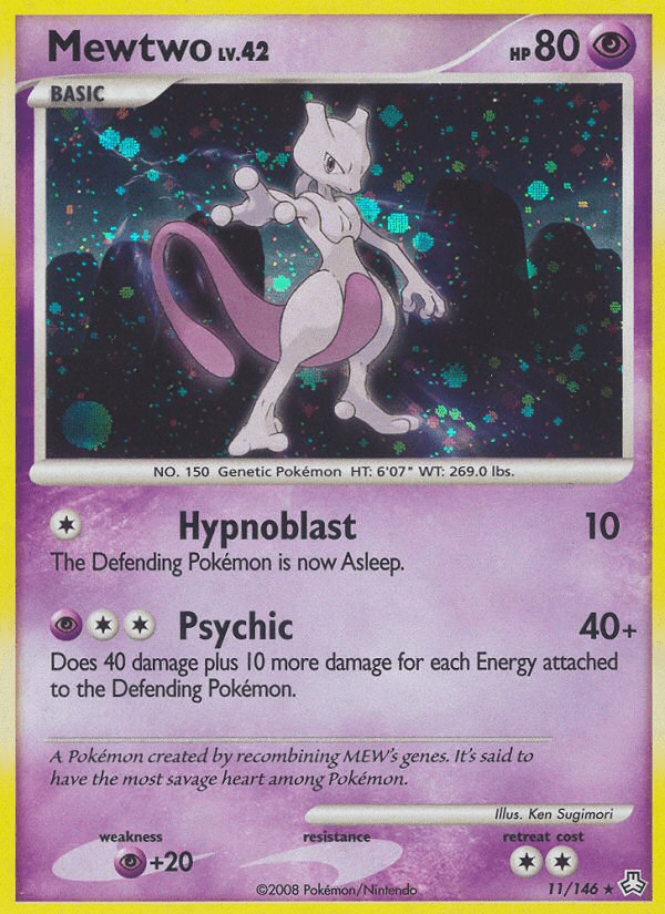 Mewtwo (11/146) [Diamond & Pearl: Legends Awakened] Pokemon Single Pokémon  | Multizone: Comics And Games