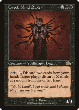 Greel, Mind Raker [Prophecy] MTG Single Magic: The Gathering  | Multizone: Comics And Games