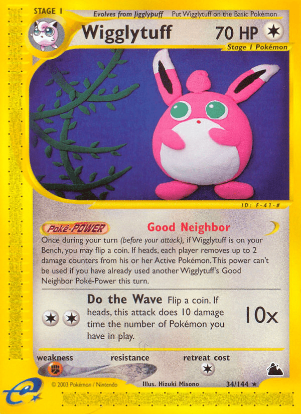 Wigglytuff (34/144) [Skyridge] Pokemon Single Pokémon  | Multizone: Comics And Games