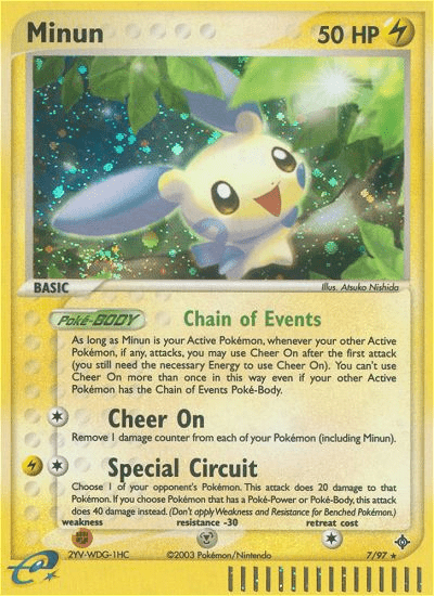 Minun (7/97) [EX: Dragon] Pokemon Single Pokémon  | Multizone: Comics And Games