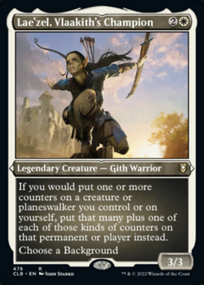 Lae'zel, Vlaakith's Champion (Foil Etched) [Commander Legends: Battle for Baldur's Gate] MTG Single Magic: The Gathering  | Multizone: Comics And Games