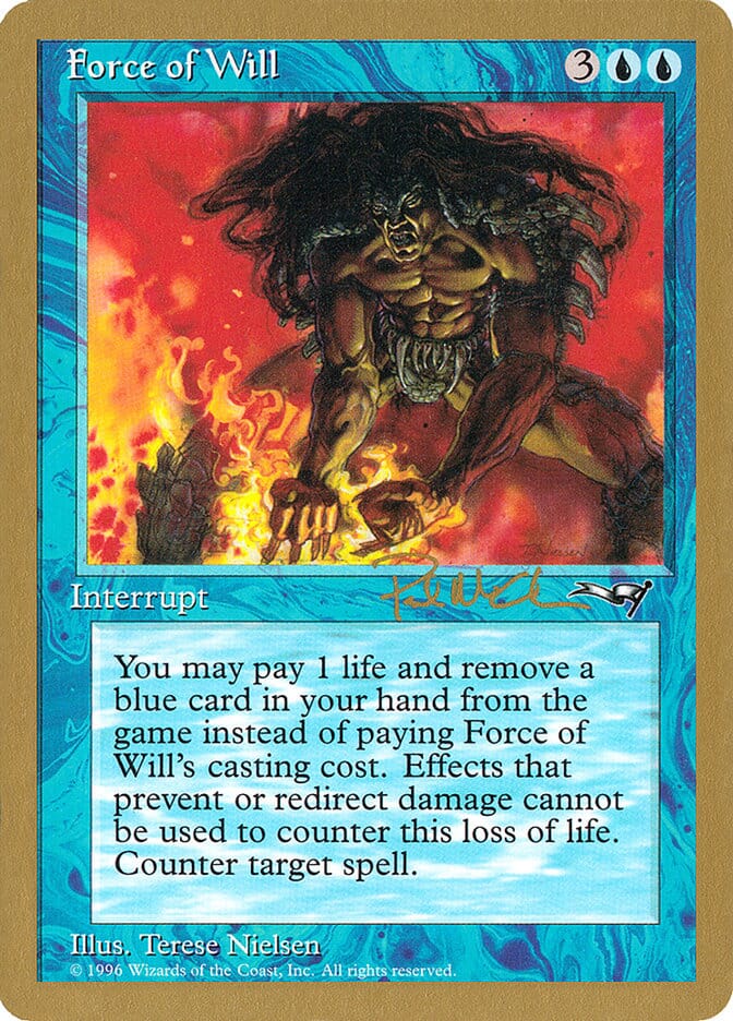 Force of Will (Paul McCabe) [World Championship Decks 1997] MTG Single Magic: The Gathering  | Multizone: Comics And Games