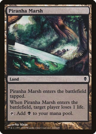 Piranha Marsh [Zendikar] MTG Single Magic: The Gathering  | Multizone: Comics And Games