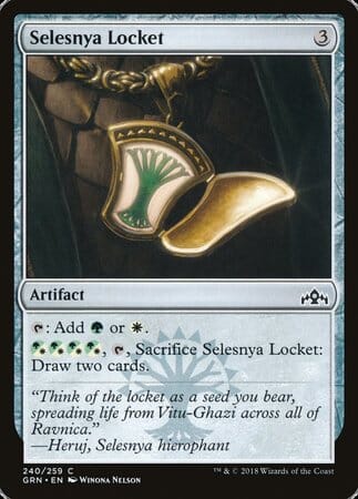 Selesnya Locket [Guilds of Ravnica] MTG Single Magic: The Gathering  | Multizone: Comics And Games