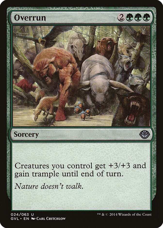 Overrun (Garruk vs. Liliana) [Duel Decks Anthology] MTG Single Magic: The Gathering  | Multizone: Comics And Games