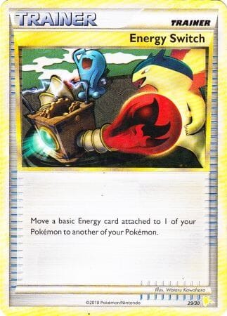 Energy Switch (29/30) [HeartGold & SoulSilver: Trainer Kit - Raichu] Pokemon Single Pokémon  | Multizone: Comics And Games