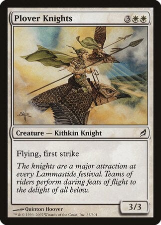 Plover Knights [Lorwyn] MTG Single Magic: The Gathering  | Multizone: Comics And Games
