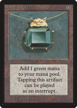 Mox Emerald [Limited Edition Beta] MTG Single Magic: The Gathering  | Multizone: Comics And Games