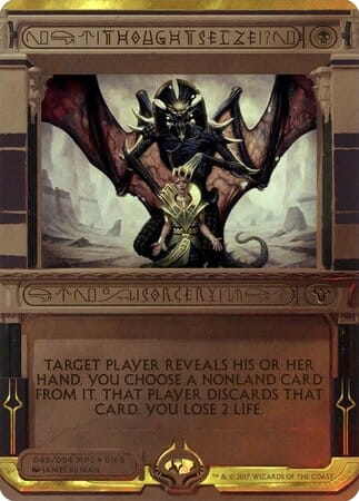 Thoughtseize [Amonkhet Invocations] MTG Single Magic: The Gathering  | Multizone: Comics And Games