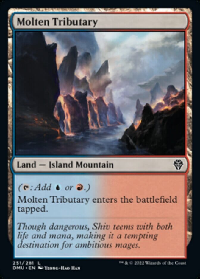 Molten Tributary [Dominaria United] MTG Single Magic: The Gathering  | Multizone: Comics And Games