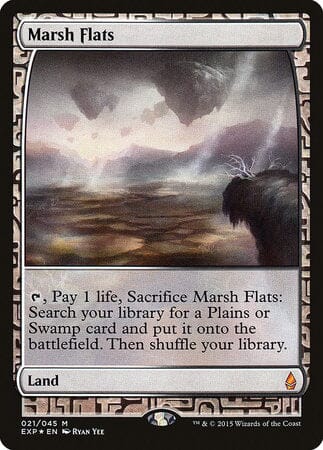 Marsh Flats [Zendikar Expeditions] MTG Single Magic: The Gathering  | Multizone: Comics And Games