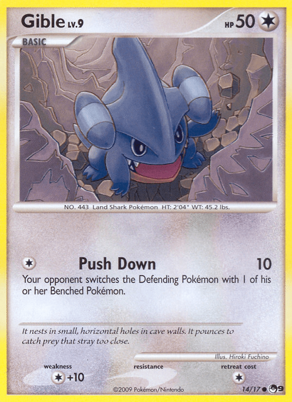 Gible (14/17) [POP Series 9] Pokemon Single Pokémon  | Multizone: Comics And Games