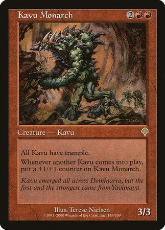 Kavu Monarch [Invasion] MTG Single Magic: The Gathering  | Multizone: Comics And Games