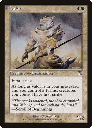 Valor [Time Spiral Timeshifted] MTG Single Magic: The Gathering  | Multizone: Comics And Games