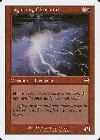 Lightning Elemental [Battle Royale Box Set] MTG Single Magic: The Gathering  | Multizone: Comics And Games