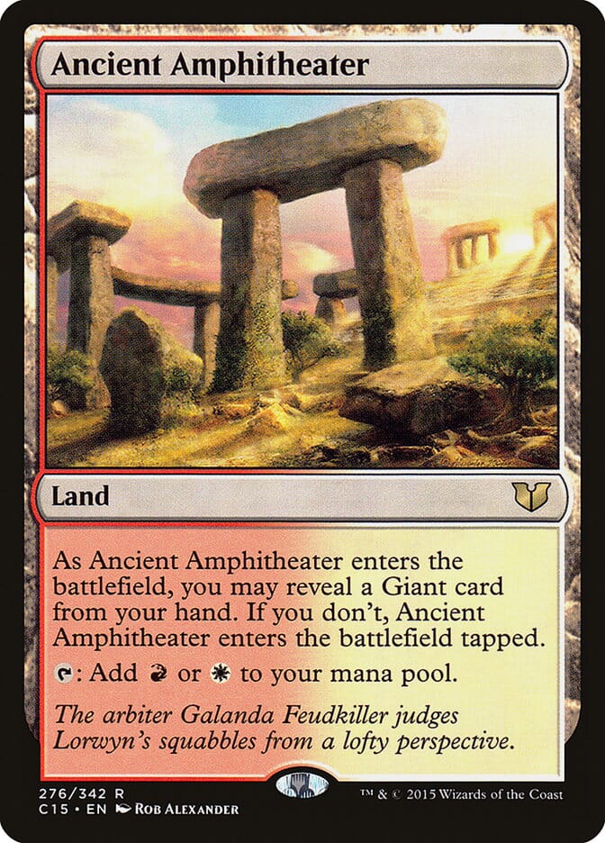 Ancient Amphitheater [Commander 2015] MTG Single Magic: The Gathering  | Multizone: Comics And Games