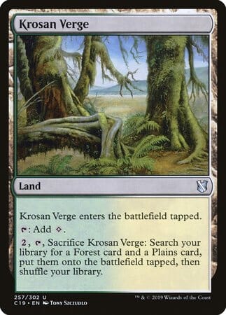 Krosan Verge [Commander 2019] MTG Single Magic: The Gathering  | Multizone: Comics And Games