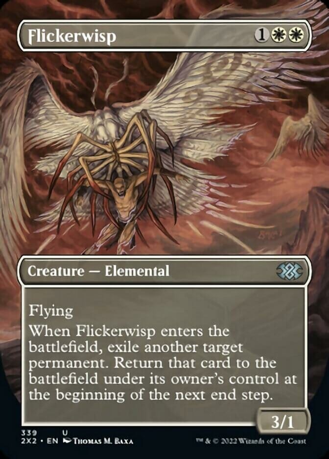 Flickerwisp (Borderless Alternate Art) [Double Masters 2022] MTG Single Magic: The Gathering  | Multizone: Comics And Games