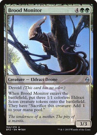 Brood Monitor [Battle for Zendikar] MTG Single Magic: The Gathering  | Multizone: Comics And Games