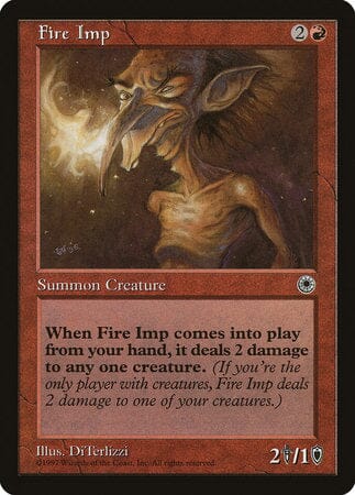 Fire Imp [Portal] MTG Single Magic: The Gathering  | Multizone: Comics And Games