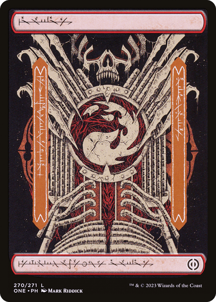 Mountain (270) (Phyrexian) [Phyrexia: All Will Be One] MTG Single Magic: The Gathering  | Multizone: Comics And Games