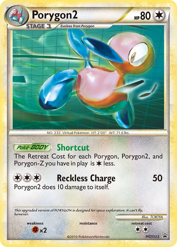 Porygon2 (HGSS23) [HeartGold & SoulSilver: Black Star Promos] Pokemon Single Pokémon  | Multizone: Comics And Games