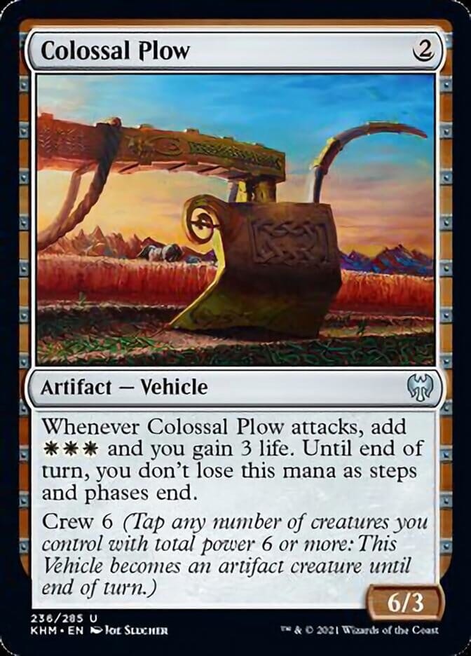 Colossal Plow [Kaldheim] MTG Single Magic: The Gathering  | Multizone: Comics And Games