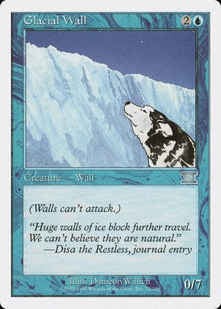 Glacial Wall [Classic Sixth Edition] MTG Single Magic: The Gathering  | Multizone: Comics And Games