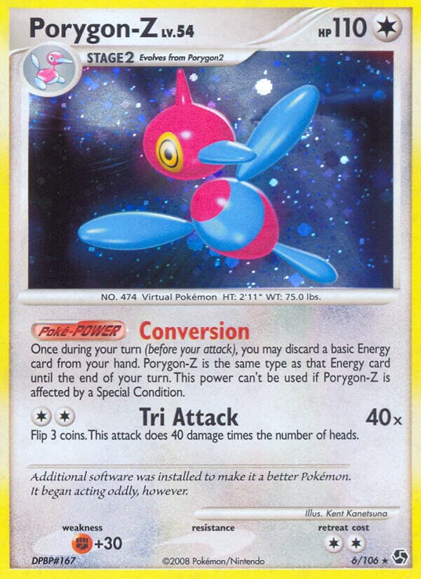 Porygon Z (6/106) (Theme Deck Exclusive) [Diamond & Pearl: Great Encounters] Pokemon Single Pokémon  | Multizone: Comics And Games