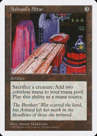 Ashnod's Altar [Fifth Edition] MTG Single Magic: The Gathering  | Multizone: Comics And Games