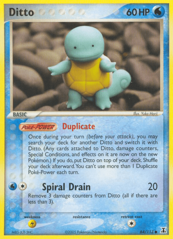 Ditto (64/113) [EX: Delta Species] Pokemon Single Pokémon  | Multizone: Comics And Games