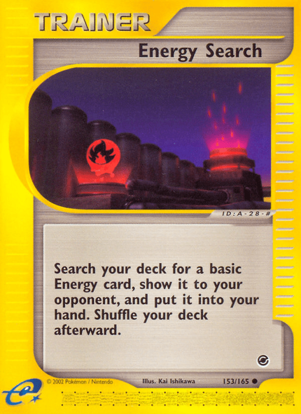 Energy Search (153/165) [Expedition: Base Set] Pokemon Single Pokémon  | Multizone: Comics And Games