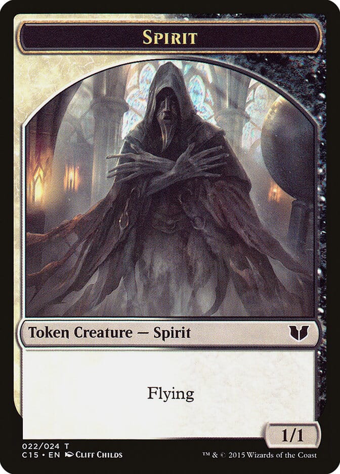 Spirit Token [Commander 2015 Tokens] MTG Single Magic: The Gathering  | Multizone: Comics And Games
