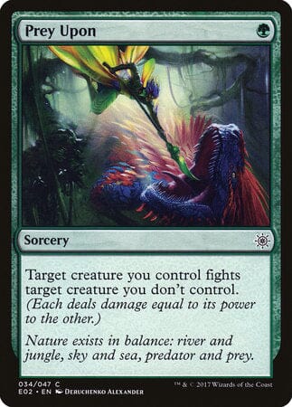 Prey Upon [Explorers of Ixalan] MTG Single Magic: The Gathering  | Multizone: Comics And Games