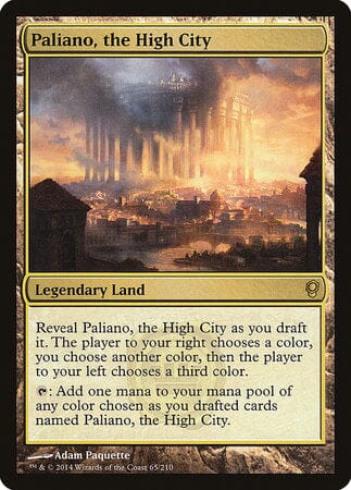 Paliano, the High City [Conspiracy] MTG Single Magic: The Gathering  | Multizone: Comics And Games