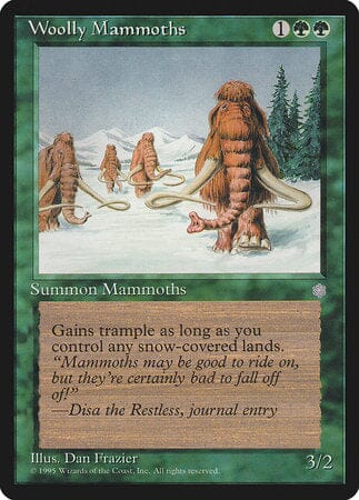 Woolly Mammoths [Ice Age] MTG Single Magic: The Gathering  | Multizone: Comics And Games