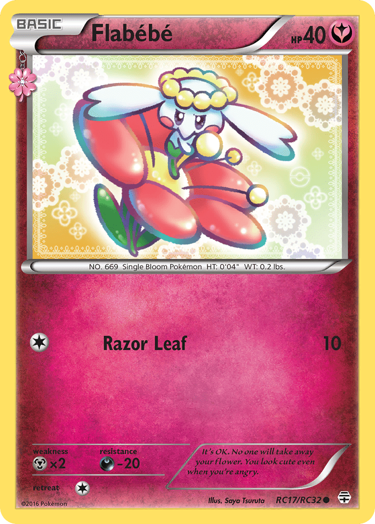 Flabebe (RC17/RC32) [XY: Generations] Pokemon Single Pokémon  | Multizone: Comics And Games