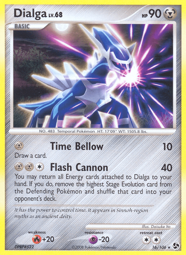 Dialga (16/106) [Diamond & Pearl: Great Encounters] Pokemon Single Pokémon  | Multizone: Comics And Games