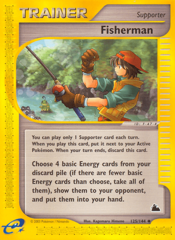 Fisherman (125/144) [Skyridge] Pokemon Single Pokémon  | Multizone: Comics And Games