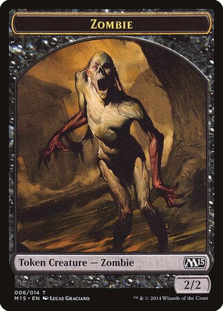 Zombie Token [Magic 2015 Tokens] MTG Single Magic: The Gathering  | Multizone: Comics And Games