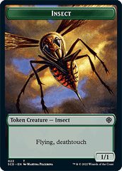 Insect // Cat Beast Double-Sided Token [Starter Commander Decks] MTG Single Magic: The Gathering  | Multizone: Comics And Games