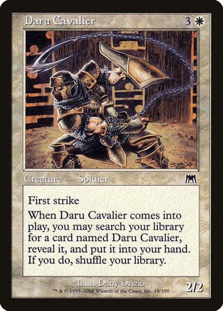 Daru Cavalier [Onslaught] MTG Single Magic: The Gathering  | Multizone: Comics And Games