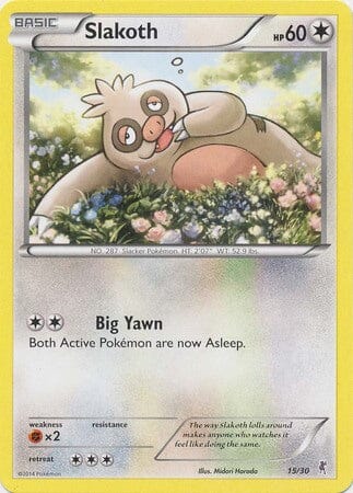 Slakoth (15/30) [XY: Trainer Kit 1 - Bisharp] Pokemon Single Pokémon  | Multizone: Comics And Games